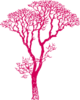 Nature Tree African Dk Pink Image